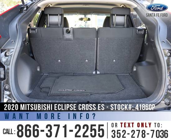 20 Mitsubishi Eclipse Cross ES Bluetooth, Camera, Warranty for sale in Alachua, FL – photo 19