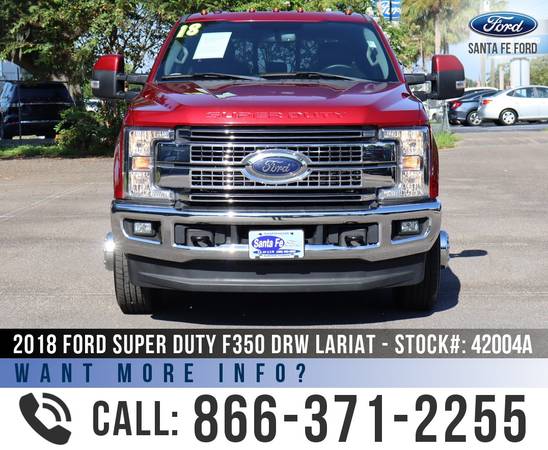 2018 FORD SUPER DUTY F350 DRW LARIAT Diesel, Leather Seats, 4WD for sale in Alachua, FL – photo 2