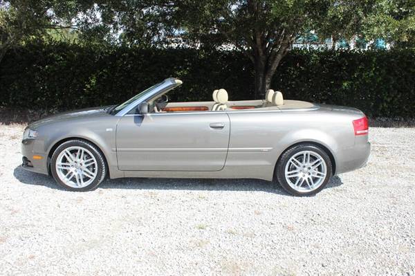 2009 Audi A4 2.0T Cabriolet Convertible Clean CARFAX for sale in Bonita Springs, FL – photo 3