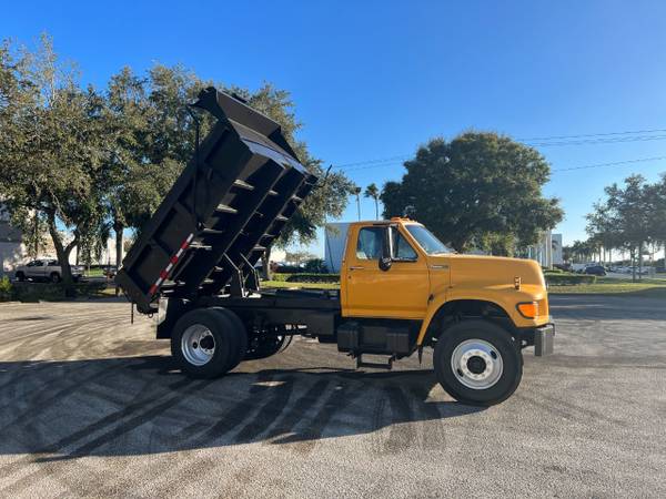 1996 Ford F-800 Dump Truck Yellow - - by dealer for sale in West Palm Beach, FL – photo 20
