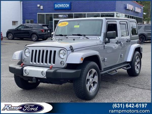 2016 Jeep Wrangler 4WD 4dr Sahara SUV - - by dealer for sale in PORT JEFFERSON STATION, NY – photo 2