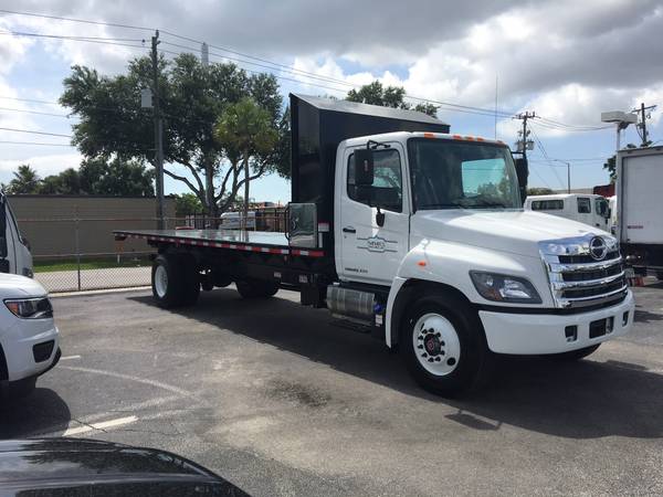 2019 Hino 268a, 24ft steelflatbed dump. Mike for sale in Pompano Beach, FL – photo 2