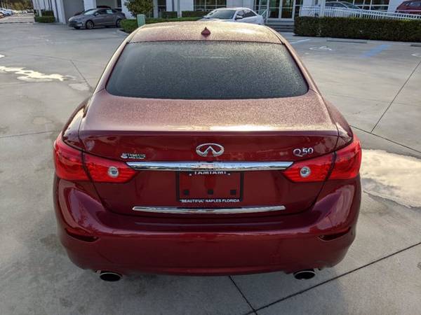 2016 INFINITI Q50 Venetian Ruby Call Today! - cars & trucks - by... for sale in Naples, FL – photo 5