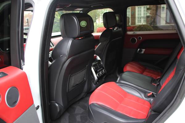 2016 RANGE ROVER SPORT AUTOBIOGRAPHY SUPERCHARGED WHITE/RED ONLY 31K M for sale in Brooklyn, NY – photo 11