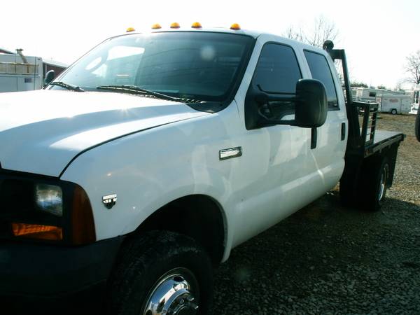 2006 Ford F350 4x4 Crew Cab Super Duty flat bed 4 Door truck 4 WD for sale in Memphis, KY – photo 2