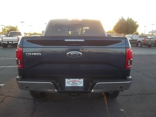2015 Ford F-150 Lariat Crew Cab 4WD Blue Jeans for sale in Glendale, AZ – photo 4