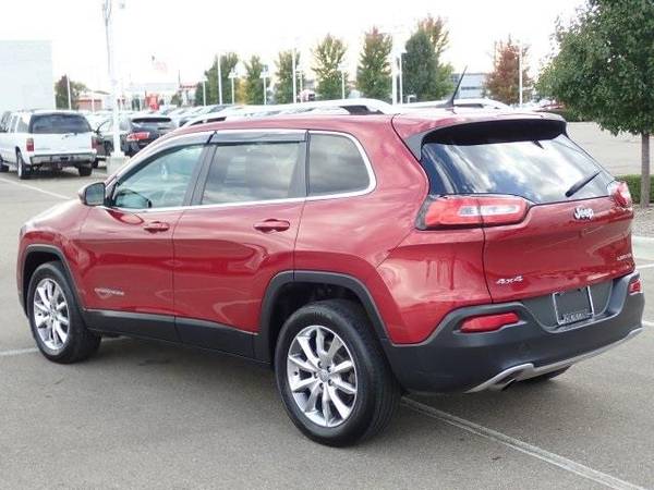 2014 Jeep Cherokee SUV Limited (Deep Cherry Red Crystal Pearlcoat)... for sale in Sterling Heights, MI – photo 6