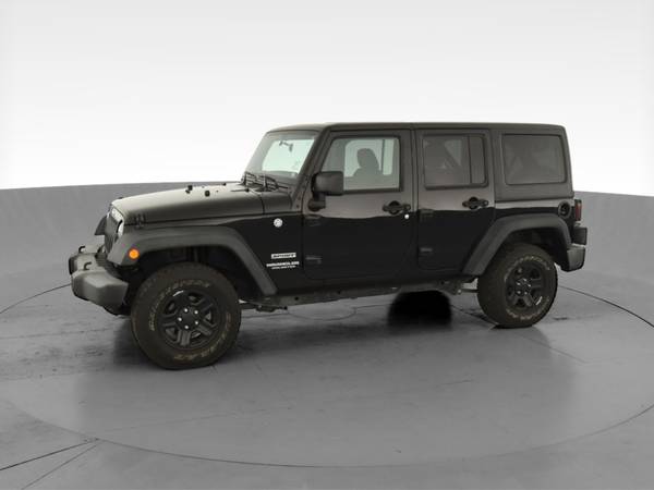 2017 Jeep Wrangler Unlimited Sport S Sport Utility 4D suv Black for sale in Colorado Springs, CO – photo 4