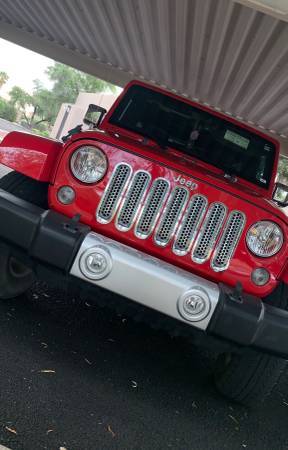 PRICE DROP!! Firetruck Red 2015 Jeep Wrangler Sahara - $28,500 for sale in Phoenix, AZ – photo 2