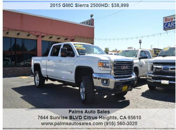 2015 GMC Sierra 2500 SLE 4x4 Crew Cab 6.6 Diesel for sale in Citrus Heights, CA – photo 2
