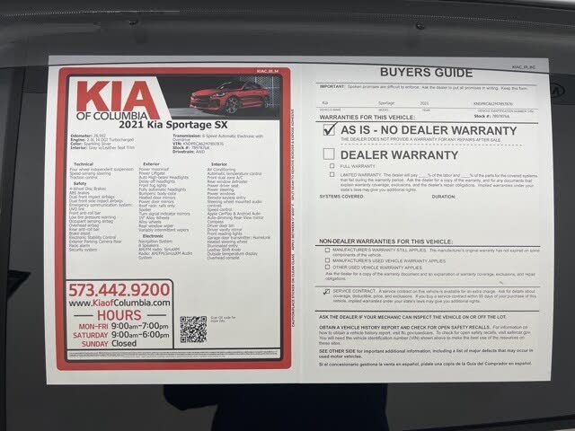 2021 Kia Sportage SX Turbo AWD for sale in Columbia, MO – photo 14