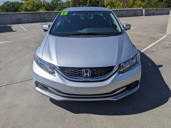 2015 Honda Civic SE 4dr Sedan sedan Silver - - by for sale in Fayetteville, AR – photo 8