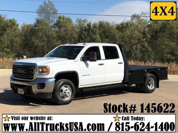 FLATBED & STAKE SIDE TRUCKS / CAB AND CHASSIS PICKUP 4X4 Gas Diesel... for sale in Rockford, IL – photo 7