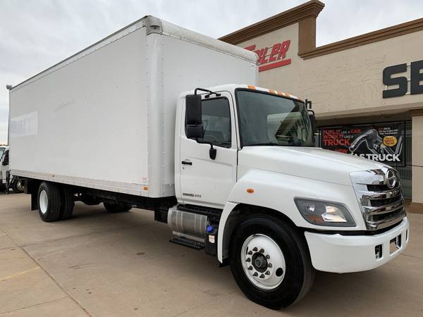 2017 HINO 268 26' Cargo Box Truck, Auto, Diesel, 107K Miles, Tuck... for sale in Oklahoma City, IA – photo 2