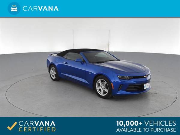 2017 Chevy Chevrolet Camaro LT Convertible 2D Convertible BLUE - for sale in Downey, CA – photo 9