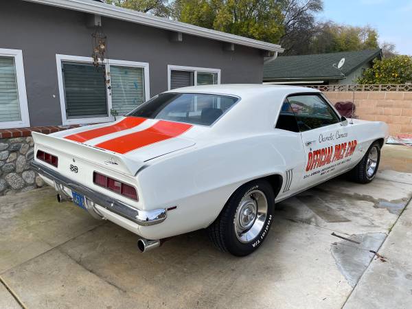 1969 Chevrolet Camaro SS Official Pace Car Clone for sale in San Dimas, CA – photo 2