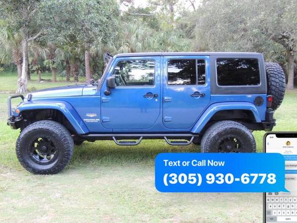 2009 Jeep Wrangler RWD 4dr Sahara CALL / TEXT for sale in Miami, FL – photo 3