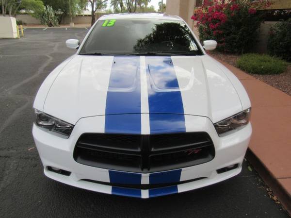 2013 Dodge Charger R/T Road/Track sedan White - cars & trucks - by... for sale in Tucson, AZ – photo 4