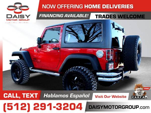 2015 Jeep Wrangler 2dr 2 dr 2-dr Sport for only 465/mo! - cars & for sale in Round Rock, TX – photo 6