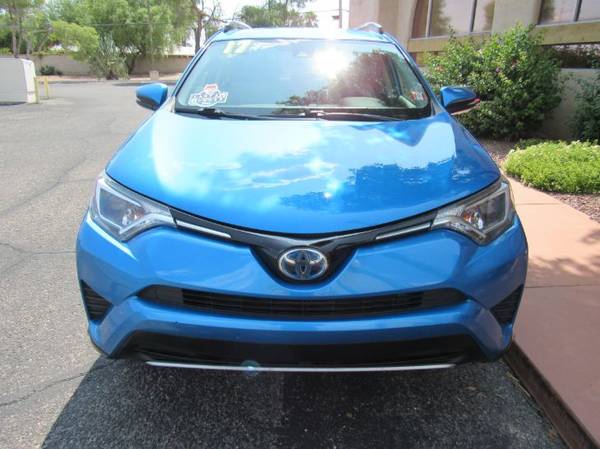 2017 Toyota RAV4 Hybrid XLE suv Electric Storm Blue - cars & trucks... for sale in Tucson, AZ – photo 4