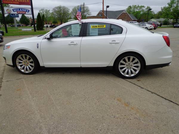 INVENTORY REDUCTION SALE-2011 LINCOLN MKS - AWD - PEARL WHITE for sale in Flushing, MI