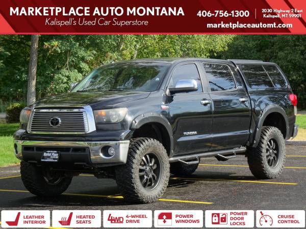 2010 TOYOTA TUNDRA CREWMAX 4x4 4WD Truck LIMITED PICKUP 4D 5 CREW for sale in Kalispell, MT