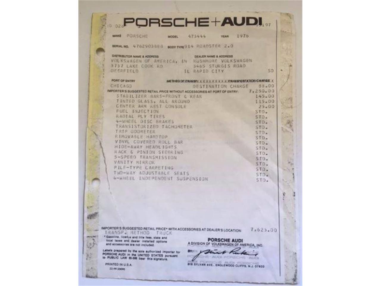 1976 Porsche 914 for sale in Naples, FL – photo 19