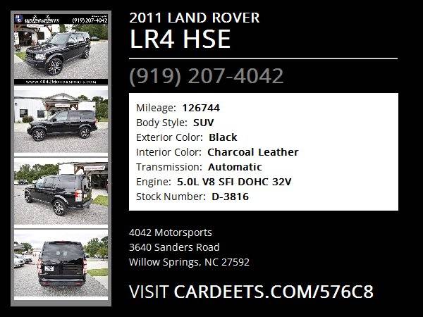2011 LAND ROVER LR4 HSE - - by dealer - vehicle for sale in Willow Springs, NC – photo 22