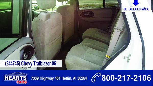 Chevy Trailblazer 06 - cars & trucks - by dealer - vehicle... for sale in Heflin, AL – photo 7
