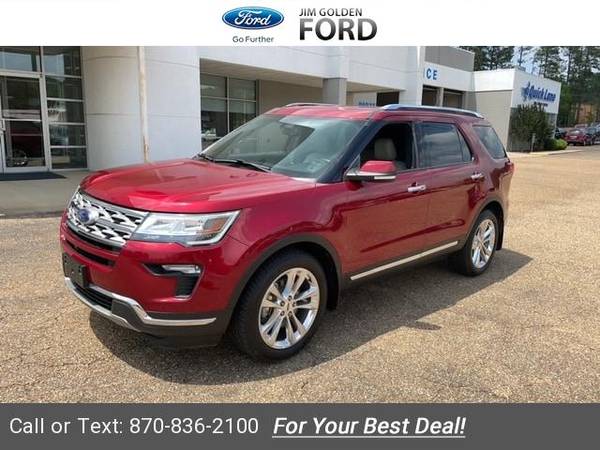 2018 Ford Explorer Limited suv Ruby Red - - by dealer for sale in Camden, AR