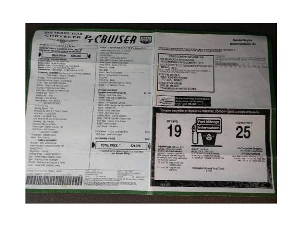 2002 Chrysler PT Dream Cruiser Limited Edition Hatchback - cars &... for sale in Toledo, OH – photo 15