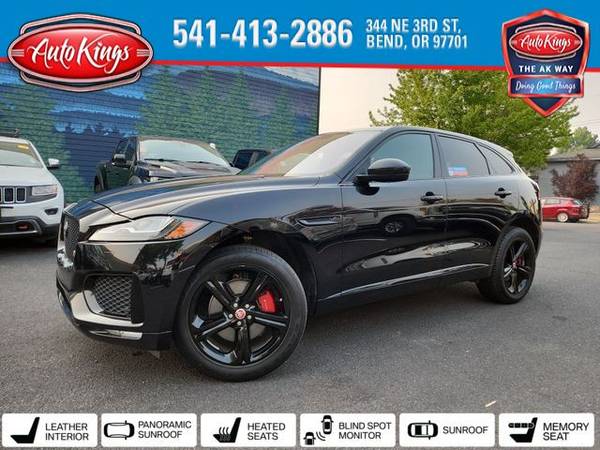 2017 Jaguar F-PACE S Sport Utility 4D w/95K S Model F-Pace! Blacked for sale in Bend, OR