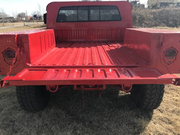 Military Humvee Truck 4X4 Pickup - RED | On-Road Title | Am General for sale in Catoosa, OK – photo 13