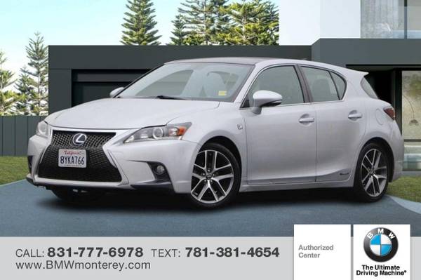 2015 Lexus CT 200h 5dr Sdn Hybrid - - by dealer for sale in Seaside, CA