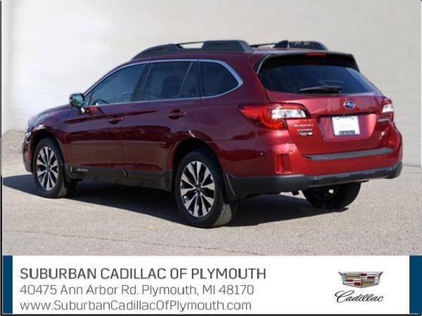 2016 Subaru Outback wagon 2.5i - Subaru Venetian Red Pearl - cars &... for sale in Plymouth, MI – photo 3