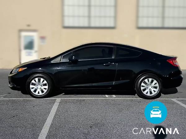 2012 Honda Civic LX Coupe 2D coupe Black - FINANCE ONLINE - cars &... for sale in Atlanta, IL – photo 5