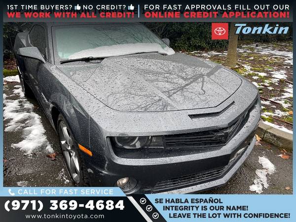 344/mo - 2013 Chevrolet Camaro SS 2SS 2 SS 2-SS for sale in Portland, OR