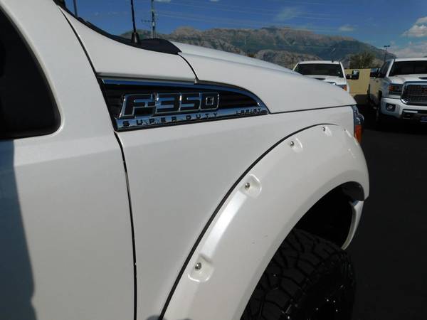 2014 *Ford* *SUPER DUTY F-350* *PLATINUM* White for sale in American Fork, UT – photo 18