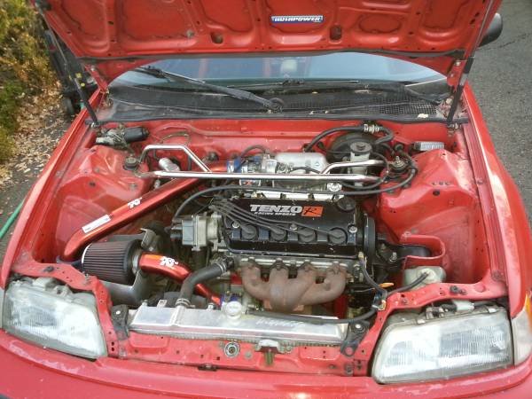 89 Civic hatchback D16 turbocharged for sale in Clearlake Park, CA – photo 21