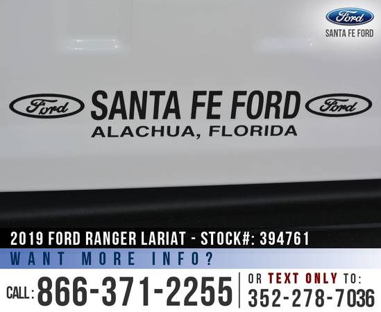 *** 2019 Ford Ranger Lariat *** SAVE Over $4,000 off MSRP! for sale in Alachua, FL – photo 9