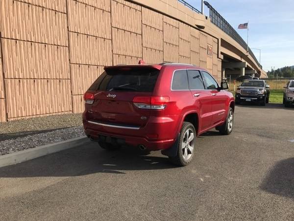 2015 Jeep Grand Cherokee Overland hatchback Deep Cherry Red Crystal for sale in Post Falls, WA – photo 22