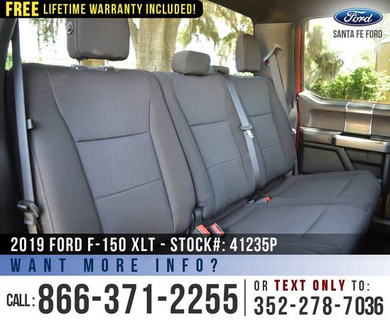 2019 Ford F150 XLT 4WD Camera - Touchscreen - Running Boards for sale in Alachua, FL – photo 20