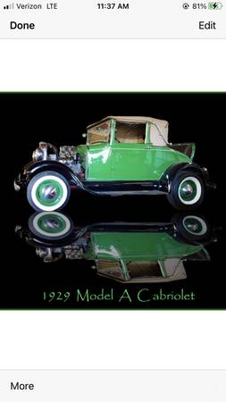 1929 Ford Model A Cabriolet for sale in kent, OH – photo 7
