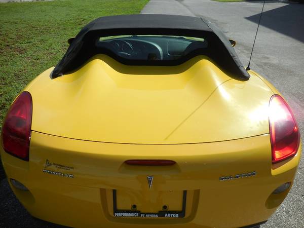 2007 Pontiac Solstice Convertible Mean Yellow 72k Miles - cars &... for sale in Fort Myers, FL – photo 12
