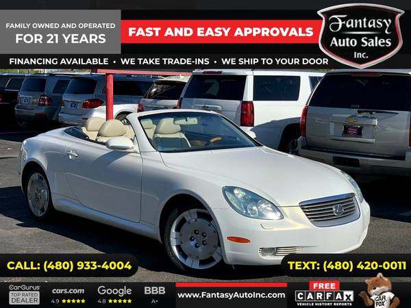 2003 Lexus SC 430 2dr 2 dr 2-dr Convertible FOR ONLY 252/mo! - cars for sale in Phoenix, AZ