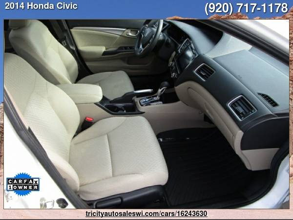 2014 HONDA CIVIC EX 4DR SEDAN Family owned since 1971 - cars & for sale in MENASHA, WI – photo 23