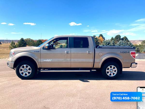 2013 Ford F-150 F150 F 150 4WD SuperCrew 145 Lariat - CALL/TEXT... for sale in Sterling, CO – photo 2