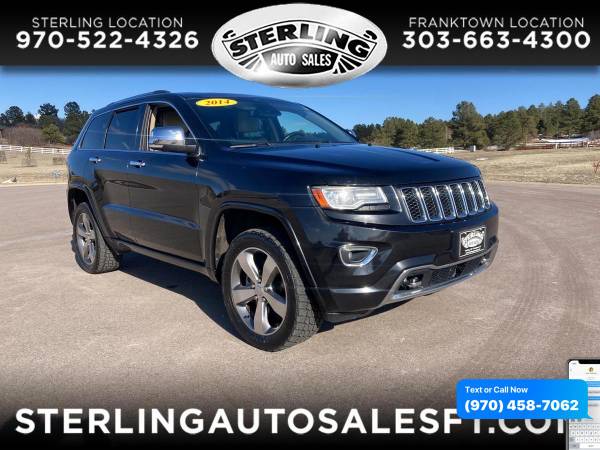 2014 Jeep Grand Cherokee 4WD 4dr Overland - CALL/TEXT TODAY! - cars for sale in Sterling, CO