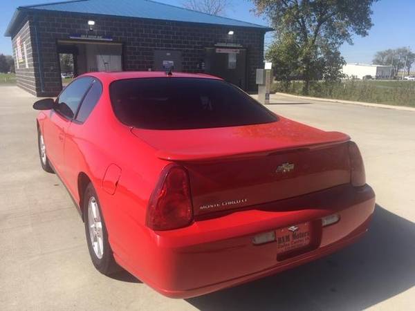 Red 2006 Chevy Monte Carlo LT Coupe (147,000 Miles) for sale in Dallas Center, IA – photo 8