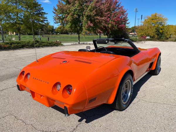 1975 Chevy Corvette Convertible FLAME ORANGE Only 55, 000 miles for sale in Arlington Heights, IL – photo 4